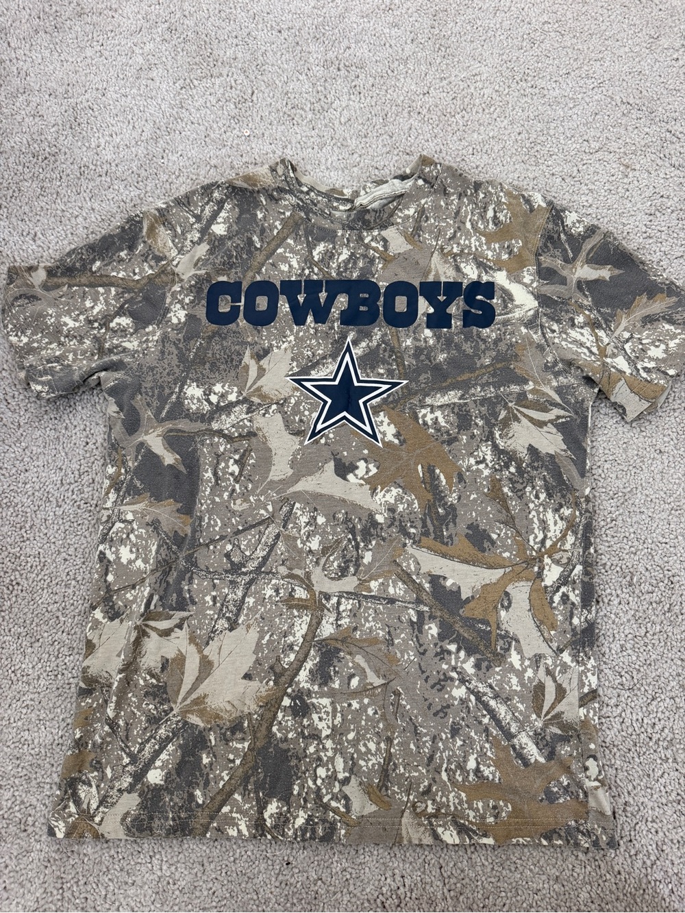 NFL Camo Logo Tee - Brown/Beige